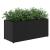 Jardiniere grădină 2 ghivece 2 buc. negru 72x30x32 cm poliratan GartenMobel Dekor