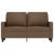 Canapea cu 2 locuri, maro, 120 cm, material textil GartenMobel Dekor