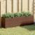 Jardinieră de grădină cu 3 ghivece maro 105x30x32 cm poliratan GartenMobel Dekor