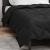 Duvet complet pe tot parcursul anului Negru 220 x 155 cm GartenMobel Dekor