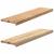 Trepte scari 2 buc Stejar masiv netratat 100x25x2 cm GartenMobel Dekor