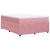 Pat box spring cu saltea, roz, 140x190 cm, catifea GartenMobel Dekor