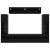 Set comodă TV Pe perete 6 pcs Stejar negru Lemn compozit GartenMobel Dekor