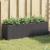 Jardinieră grădină cu 3 ghivece, negru, 105x30x32 cm poliratan GartenMobel Dekor