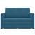 Pat canapea 110cm albastru Catifea GartenMobel Dekor