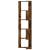 Bibliotecă 5 niveluri stejar fumuriu 50x50x179cm lemn prelucrat GartenMobel Dekor