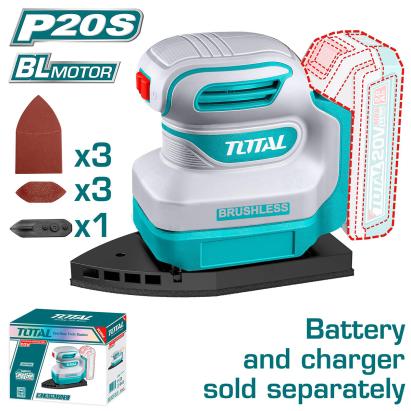 TOTAL - MASINA DE SLEFUIT TALPA DELTA LI-ION - 20V PowerTool TopQuality