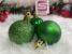 Set globuri de Craciun, 20 bucati, 3 modele, 4cm, verde Household NewTrend