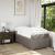 Pat box spring cu saltea, gri taupe, 100x200 cm, textil GartenMobel Dekor