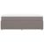 Pat box spring cu saltea, gri taupe, 100x200 cm, textil GartenMobel Dekor