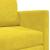 Pat canapea 110cm Galben floarea-soarelui Catifea GartenMobel Dekor