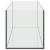 Acvariu cu depozitare Transparent 80 x 20 x 20 cm Sticlă GartenMobel Dekor