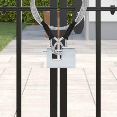 Lacăt 6 pcs Argintiu 7 x 1,9 x 5 cm Fier GartenMobel Dekor