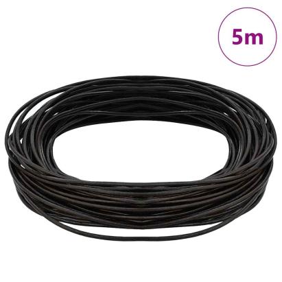 Cord din Piele Maro închis Ø1,5 mm x 5 m Piele GartenMobel Dekor