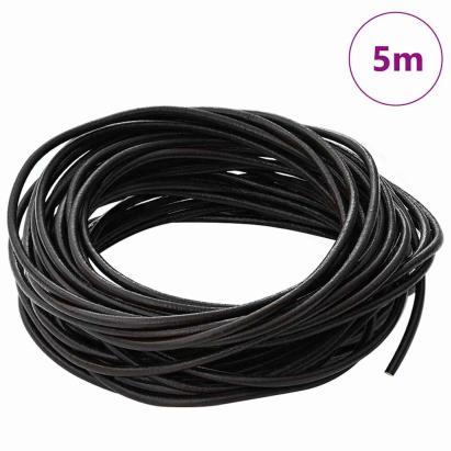 Cord din Piele Maro închis Ø3 mm x 5 m Piele GartenMobel Dekor