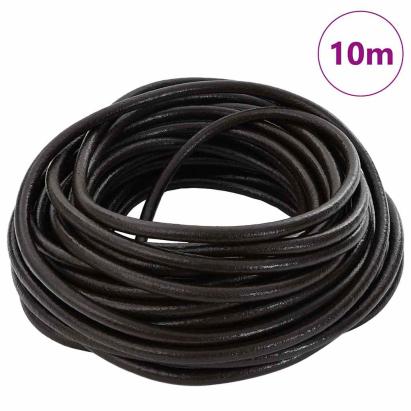 Cord din Piele Maro închis Ø4 mm x 10 m Piele GartenMobel Dekor