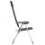 Scaune de camping pliante, 2 buc., negru, aluminiu GartenMobel Dekor