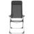 Scaune de camping pliante, 2 buc., negru, aluminiu GartenMobel Dekor