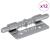 Zăvor 12 pcs Argintiu 46 x 17 x 1,2 mm Oțel GartenMobel Dekor