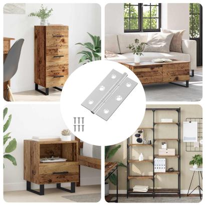 Hinge Simplu 899 pcs Argintiu 58 x 35 x 1 mm Oțel GartenMobel Dekor