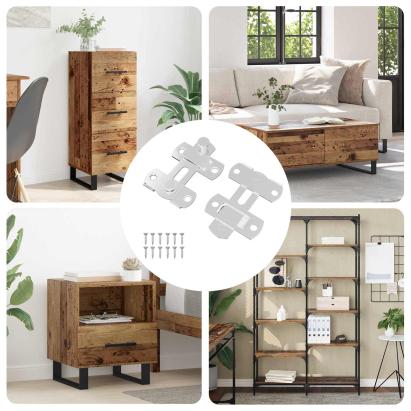 Yale pentru ușă 2 pcs Argintiu 70 x 8 mm Oțel GartenMobel Dekor