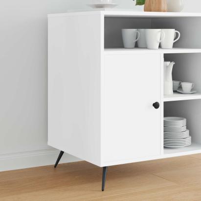 Picioare verticale 2 pcs Negru 56 x 56 x 100 mm Fier GartenMobel Dekor