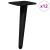 Picioare verticale 12 pcs Negru 56 x 56 x 100 mm Fier GartenMobel Dekor
