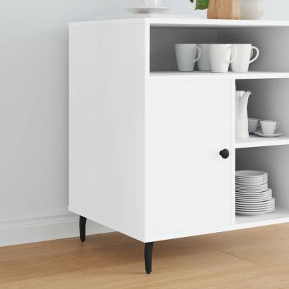 Picioare În picioare 2 pcs Negru 40 x 40 x 100 mm Fier GartenMobel Dekor