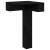 Picioare În picioare 12 pcs Negru 57 x 57 x 100 mm Fier GartenMobel Dekor