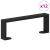 Picioare de mobilă 12 pcs Negru 281 x 40,5 x 100 mm Fier GartenMobel Dekor