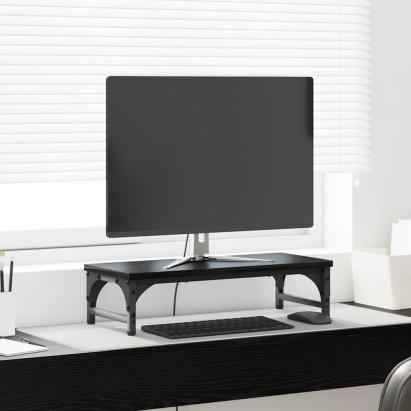 Suport pentru monitor Stejar Negru 55 x 23 x 14 cm GartenMobel Dekor