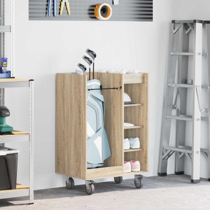Dulap Golf cu roata Simplu Stejar Sonoma 65 x 45 x 98 cm GartenMobel Dekor