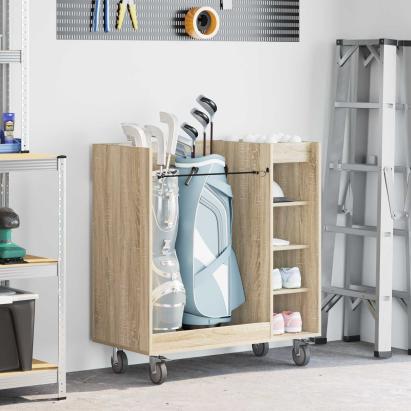 Dulap Golf cu roata Simplu Stejar Sonoma 90 x 45 x 98 cm GartenMobel Dekor