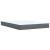 Pat box spring cu saltea, gri închis, 140x200 cm, catifea GartenMobel Dekor