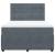 Pat box spring cu saltea, gri închis, 140x200 cm, catifea GartenMobel Dekor