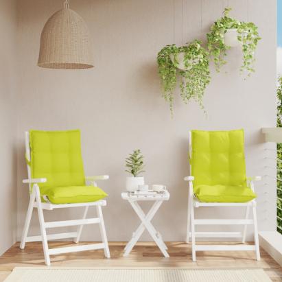 Perne scaun cu spătar mic, 2 buc, vernil, țesătură Oxford GartenMobel Dekor