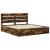 Cadru de pat Stejar fumuriu 200 x 200 cm Lemn Ingineresc GartenMobel Dekor