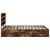 Cadru de pat Stejar fumuriu 150 x 200 cm Lemn Ingineresc GartenMobel Dekor