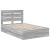 Cadru de pat cu sertar Gri Sonoma 120 x 190 cm Lemn Ingineresc GartenMobel Dekor