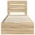 Cadru de pat Stejar Sonoma 90 x 190 cm Lemn Ingineresc GartenMobel Dekor