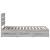 Cadru de pat cu sertar Gri Sonoma 90 x 190 cm Lemn Ingineresc GartenMobel Dekor