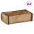 Tavă 4 pcs Maro 30 x 15 x 9 cm Lemn recuperat masiv GartenMobel Dekor