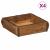 Tavă 4 pcs Maro 29 x 31 x 10 cm Lemn recuperat masiv GartenMobel Dekor