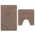 Set de mochete anti-derapante pentru baie 2 pcs Maro PP GartenMobel Dekor