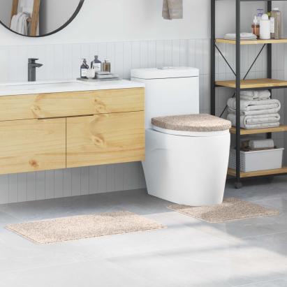 Set de mochete anti-derapante pentru baie 3 pcs Crem PP GartenMobel Dekor