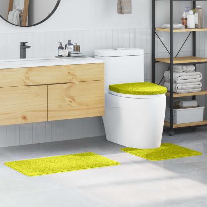 Set de mochete anti-derapante pentru baie 3 pcs Verde PP GartenMobel Dekor