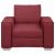 Canapea 59cm Roșu Vin țesătură GartenMobel Dekor