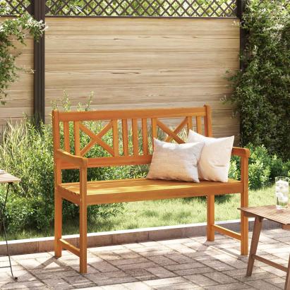 Bancă de grădină Maro 110 x 56 x 90 cm Lemn Solid de Acacia GartenMobel Dekor
