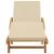 Șezlong Bej 200 x 67 x 84 cm Lemn Solid de Acacia GartenMobel Dekor
