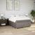 Pat box spring cu saltea, gri taupe, 160x200 cm material textil GartenMobel Dekor